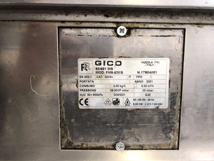 Forno a gas GICO usato di occasione