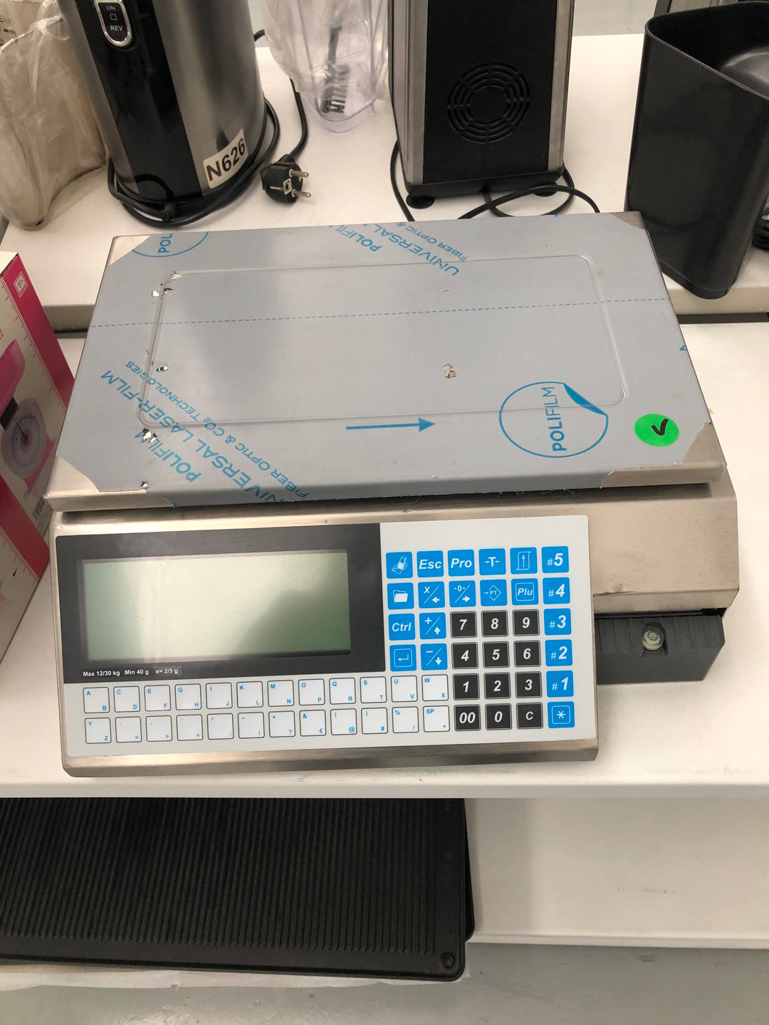 Bilancia elettronica nuova sala EXPO HELMAC GP4LT