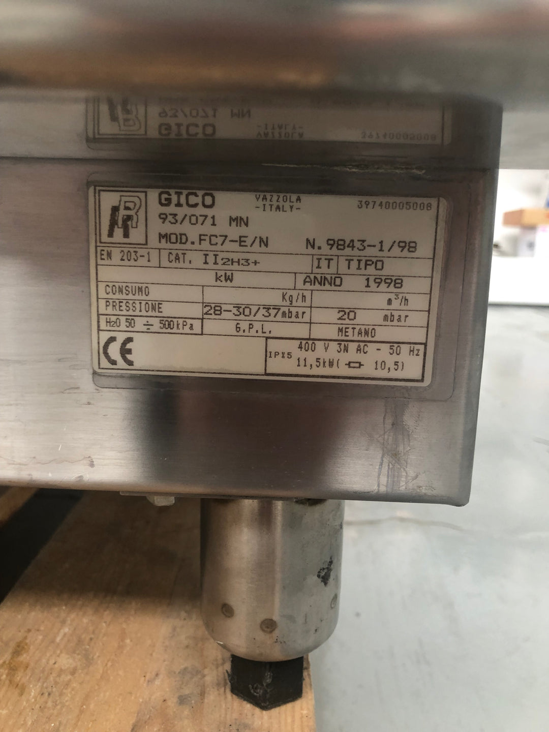 Forno convenzione usato GICO 7 teglie