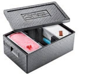 CONTENITORE ISOTERMICO IN POLIPROPILENE PORTA BACINELLE GELATERIA