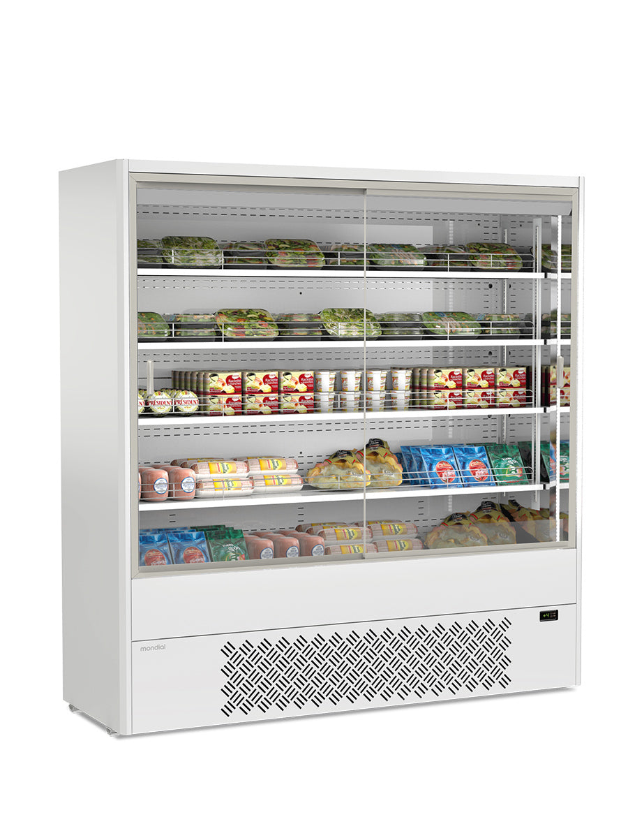 Mondial Murales SD 19 W Ventilated wall display units with sliding doors
Cod. MuralesSD19W