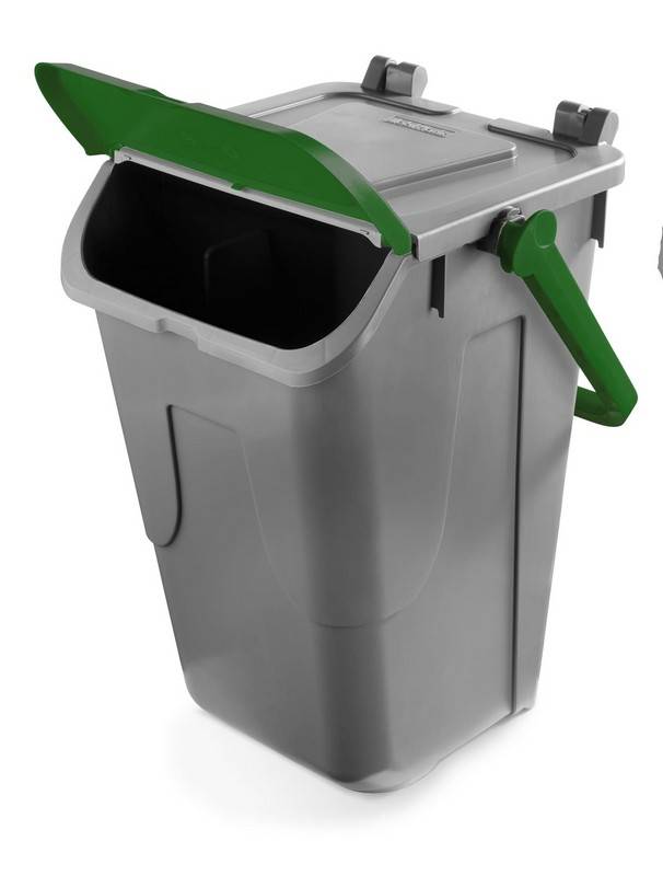 PORTARIFIUTI 35 LT PER DIFFERENZIATA GRIGIO/VERDE