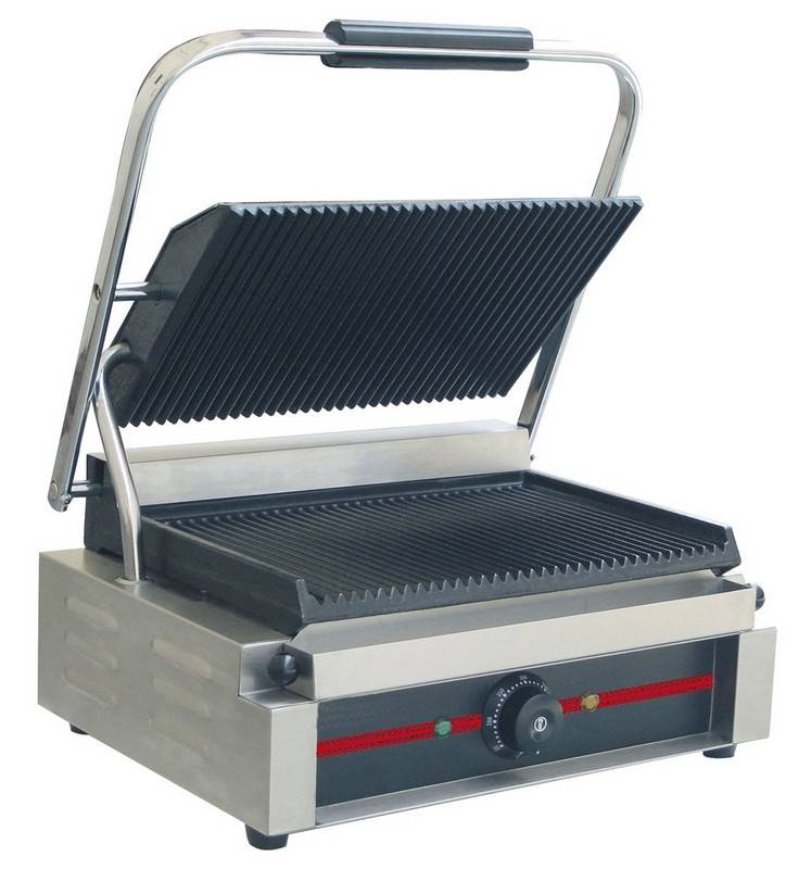 PIASTRA MEDIA RIGATA IN GHISA