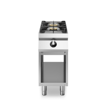 Piano di cottura a gas 2 fuochi su vano aperto Cod. R110/40PCG/A