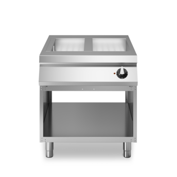 Elektrisches Bain-Marie 2 GN (1+1/3) auf Unterschrank mit Türen Art.-Nr. R110/80BME/P