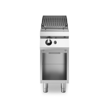 Griglia gas a pietra lavica modello su vano aperto Cod. R70/40GRLI/A