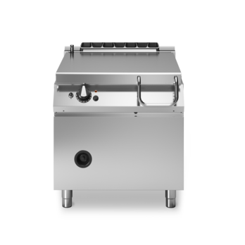 Gas-Kippbratpfanne, Eisenwanne, 60 Liter, motorisiert, Code R70/80BRG/60F/M