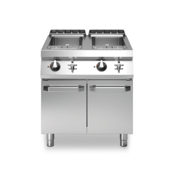 Cuocipasta gas 2 vasche capacità 26+26 litri Cod. R70/80CPG/2V26/P