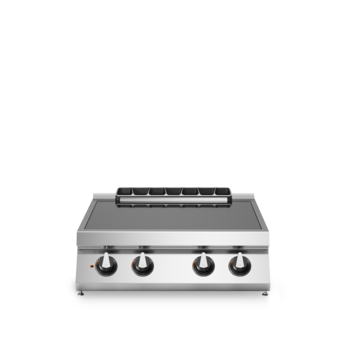 Piano di cottura elettrico in vetroceramica a 4 zone modello top Cod. R70/80PVE/T