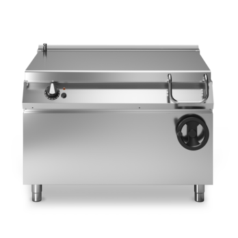 Brasiera ribaltabile elettrica vasca in ferro 120 litri Cod. R90/120BRE/120F/S