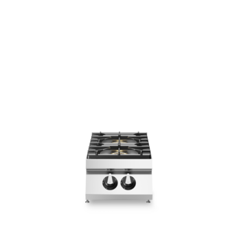 Piano di cottura a gas 2 fuochi modello top Cod. R90/40PCGB/T