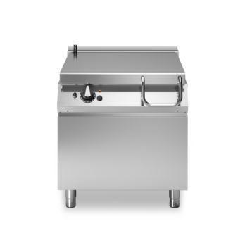 Brasiera ribaltabile elettrica vasca in inox 80 litri motorizzata Cod. R90/80BRE/80X/M