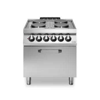Electric cooker 4 hotplates with electric convection oven Code R90/80CFEQV