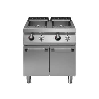 Cuocipasta gas 2 vasche capacità 40+40 litri Cod. R90/80CPG/2V40/P