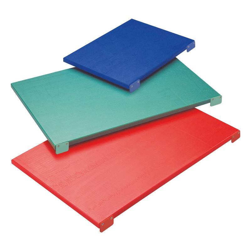 TAGLIERE IN POLIETILENE 50X35CM CON 2 FERMI