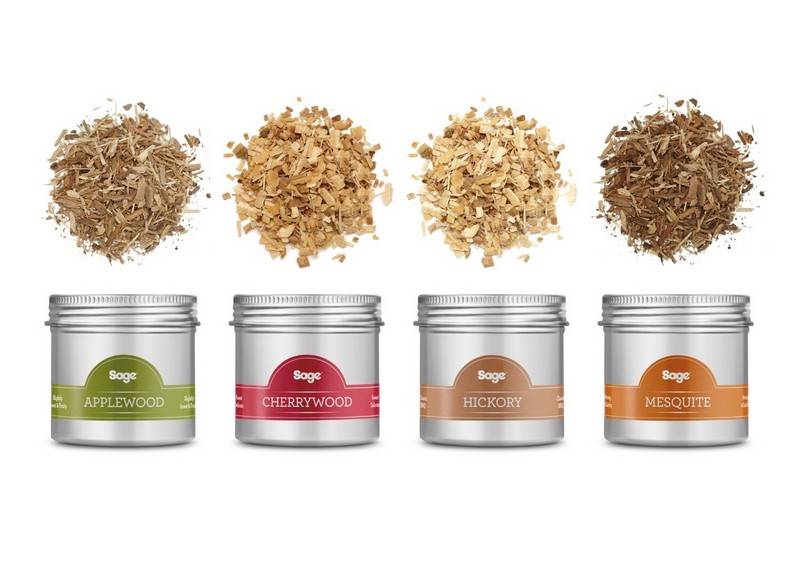 TRUCCIOLI KIT 4 PZ APPLE, CHERRY, HICKORY, MESQUITE