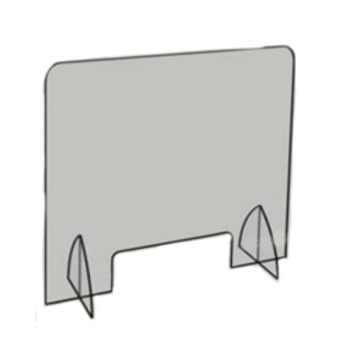 Plexiglass-Schutzwand 5 mm dick 70x80 cm