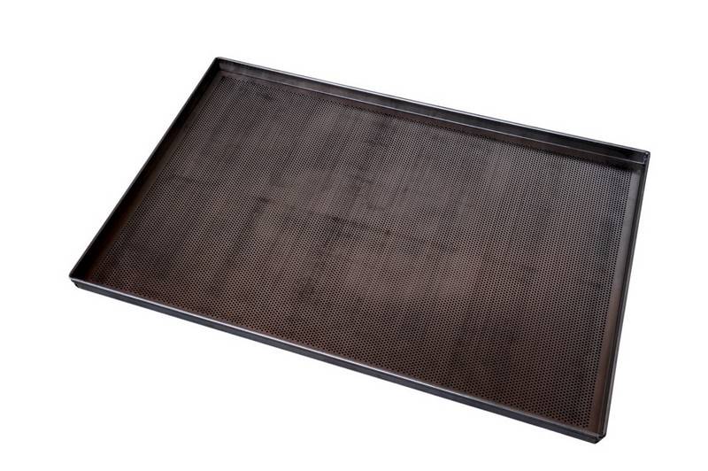 TEGLIA RETTANGOLARE MICROFORATA TEFLONATA IN ALLUMINIO 60X40CM