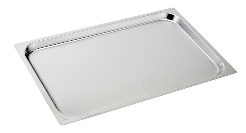 Teglia acciaio inox GN2/1 con altezza 6,5 cm