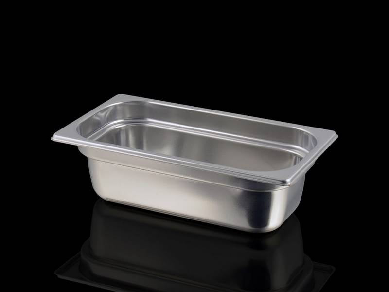 BACINELLA ACCIAIO A TENUTA PER SOTTOVUOTO 1/3H100MM