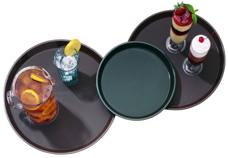 VASSOIO ROTONDO IN POLIPROPILENE CON SUPERFICIE ANTISCIVOLO 406CM