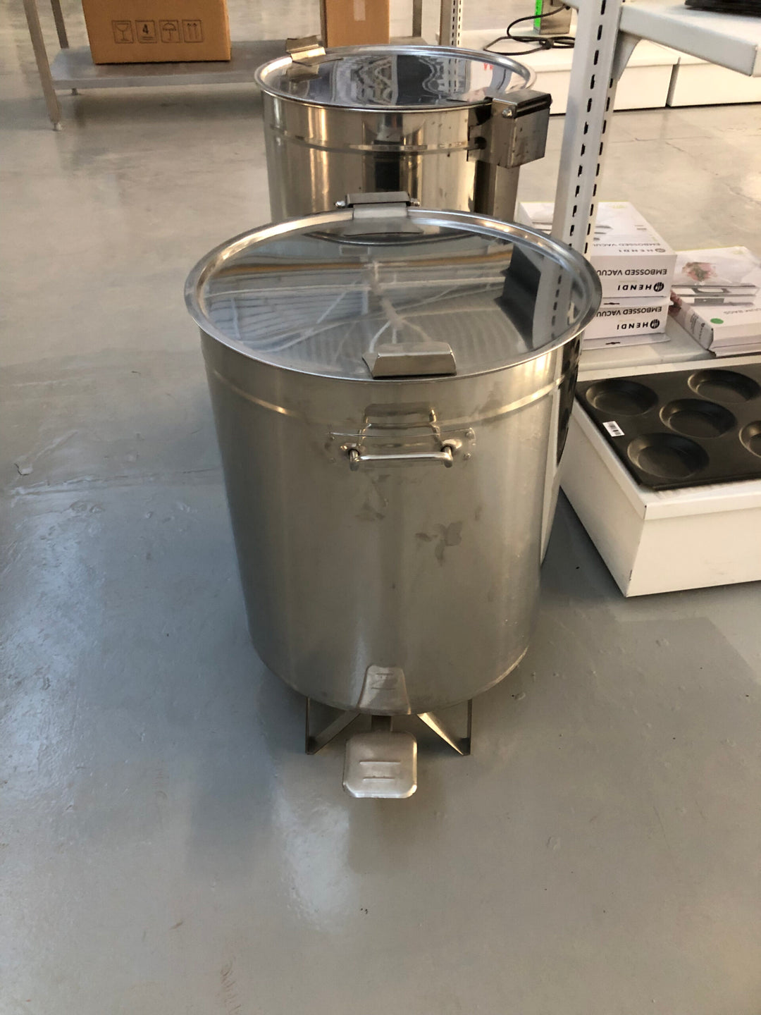 Pattumiera INOX Amitek usata, WA75P VH20