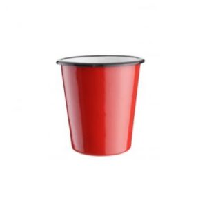 Bicchierino Conico Caffe' Smaltato Rosso 10Cl. Cod. 012170