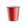 Bicchiere Conico Caffe' Smaltato Rosso 30Cl. Cod. 012171