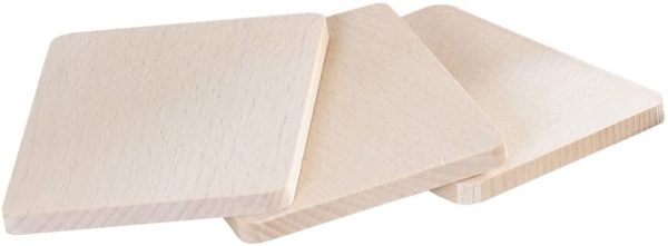 8 Sotto-Padelline Raclette Legno Di Faggio Fsc 10Cm. Cod. 022786