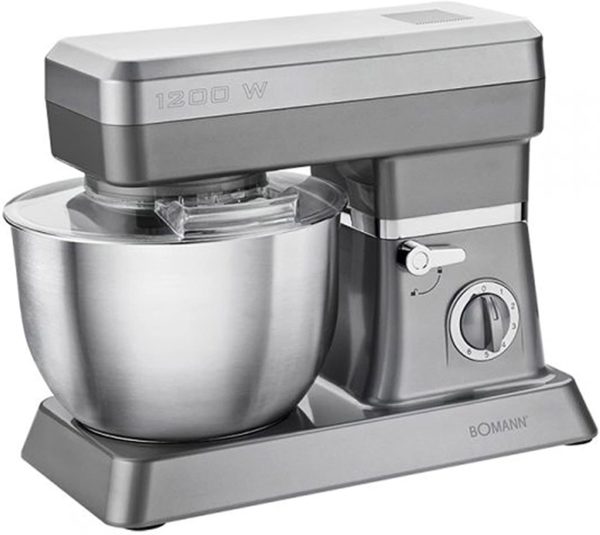 Impastatrice 'Km398Cb' Titanio 1200W Bomann. Cod. 025353