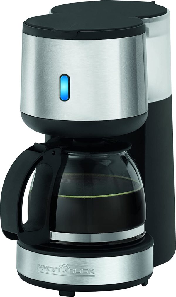 Caffettiera 4 Tazze 'Single Ka1121' Inox 600W Proficoo. Cod. 028005