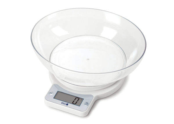 Bilancia Cucina Digitale Abs Bianco 5Kg/1G Eva. Cod. 033423