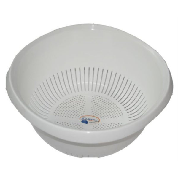 Colapasta Pe-Hd Bianco Ø 30 X H15 Cm Teko Plastik. Cod. 040529