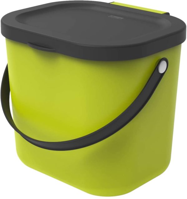 Secchio Compost Sistema Rifiuti 'Albula 6L' Verde Lime. Cod. 046332