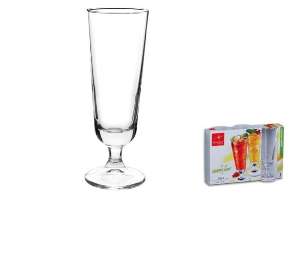 3 Bicchieri Eiscafe'/Longdrink 'Jazz' Vetro 330Cc. Cod. 090943