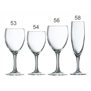 Bicchiere Liquore 'Elegance' Vetro 65 Ml. Cod. 091554
